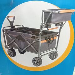海外・日本製品のサルベージ品　マックスポーツ　折りたたみワゴン　箱破れ。の画像