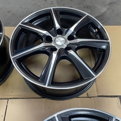 17インチ　オデッセイ エスティマ C-HR RAV4 CX-30 CX-5 CX-8 など 7J +48 5穴 PCD114.3 4本セット ダンロップ製 Lofida XT7 の画像