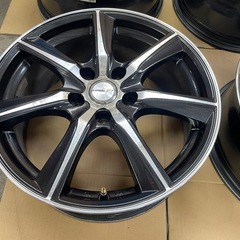 17インチ　オデッセイ エスティマ C-HR RAV4 CX-30 CX-5 CX-8 など 7J +48 5穴 PCD114.3 4本セット ダンロップ製 Lofida XT7 の画像