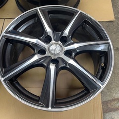 17インチ　オデッセイ エスティマ C-HR RAV4 CX-30 CX-5 CX-8 など 7J +48 5穴 PCD114.3 4本セット ダンロップ製 Lofida XT7 の画像