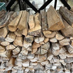 薪ストーブ　キャンプ広葉樹ミックス軽トラ1台分の画像