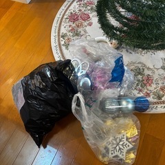 ワンタッチクリスマスツリーセットの画像