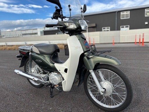 ⭐️スーパーカブ50.セルスタート付き4速モデル⭐️プラグなど新品交換済で快調⭐️50cc原付オートバイ⭐️