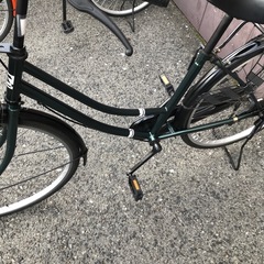 ジモティ割引有★【ジャングルジャングル岸和田店】自転車 シティサイクル ママチャリ グリーン系 26インチ 　南大阪 岸和田市 貝塚市 泉佐野市 和泉市 忠岡町 熊取町の画像