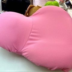 美品　座椅子　ピンク　リクライニング　クッションの画像