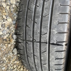 中古タイヤ　215 55 R17 goodyear EAGLE RVF 4本セット　車検、転がし用などにの画像