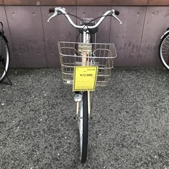 ジモティ割引有★【ジャングルジャングル岸和田店】自転車 シティサイクル ママチャリ ベージュ系 26インチ 南大阪 岸和田市 貝塚市 泉佐野市 和泉市 忠岡町 熊取町の画像