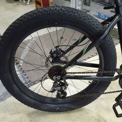 ノースロック 26×4インチ ファットバイク XC00 7段切替 ブラック 街乗り マウンテンバイク NorthRock 札幌市 東区 新道東店の画像