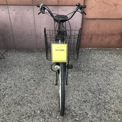 ジモティ割引有★【ジャングルジャングル岸和田店】自転車 シティサイクル ママチャリ ブラック 26インチ 南大阪 岸和田市 貝塚市 泉佐野市 和泉市 忠岡町 熊取町の画像