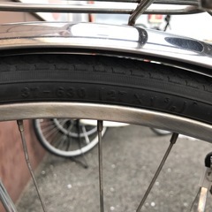 ジモティ割引有★【ジャングルジャングル岸和田店】自転車 シティサイクル ママチャリ シルバー 27インチ 南大阪 岸和田市 貝塚市 泉佐野市 和泉市 忠岡町 熊取町の画像