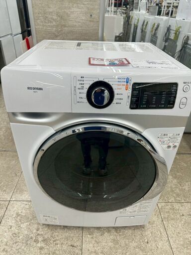 ★リユースのサカイ高崎店★TJ13385 IRISOHYAMA ドラム式洗濯機 7.5kg 2021年製 動作確認／クリーニング済み