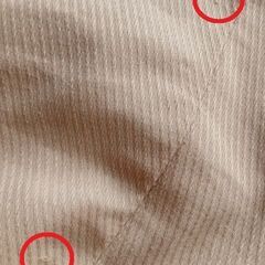 INDIVI ベージュ タックスカート 膝丈 サイズ38の画像