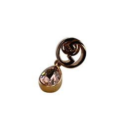 グッチ GUCCI ピアス ブロンディ インターロッキングGクリスタルドロップピアス 片方のみ ピンクゴールドの画像