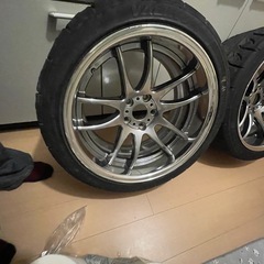 18インチcr2p 9.5j +0 2本タイヤセットの画像