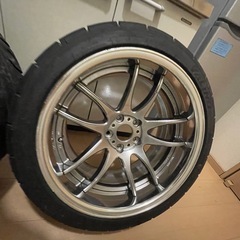 18インチcr2p 9.5j +0 2本タイヤセットの画像