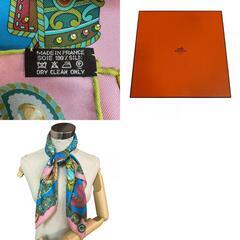エルメス HERMES スカーフ SOUS LE GIDE DE MARS 軍神マルス カレ90 マルチカラーの画像