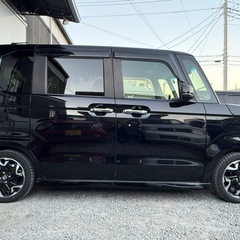 総額129万円★R1年式　N-BOXカスタム　G・EXターボホンダセンシング　6.1万キロ　ターボ　純正8インチインターナビ　ナビ連動純正前後ドラレコ　両側パワスラ　フルセグTV　バックカメラ　ハーフレザーシート　ホンダセンシング　純正15インチAW　レーンアシスト　ビルトインETCの画像