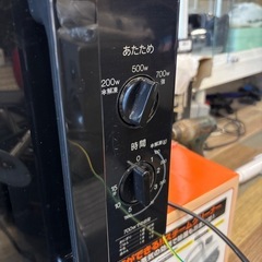 美品 Haier ハイアール 単機能レンジ JM-17J-50 ブラック 2023年製の画像