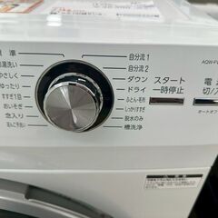 ★リユースのサカイ高崎店★TJ13402 AQUA ドラム式洗濯機 8kg 2021年製 動作確認／クリーニング済みの画像