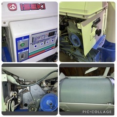 TA395 【直接引取り限定】イセキ パールメイト250 籾摺り機 インバータ 動作未確認 現状渡し ジャンク扱い品　 もみすり機　農機具の画像