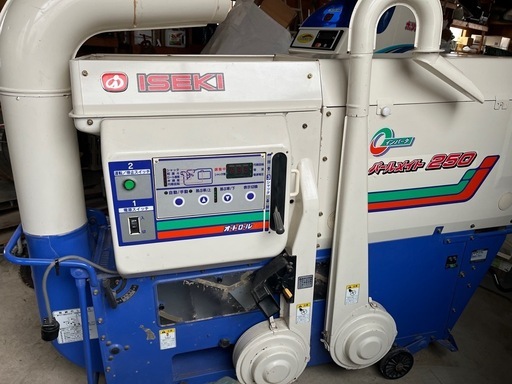 TA395 【直接引取り限定】イセキ パールメイト250 籾摺り機 インバータ 動作未確認 現状渡し ジャンク扱い品　 もみすり機　農機具