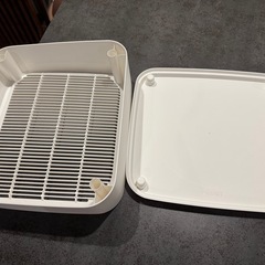 未使用品！！【PET MARVEL】猫砂取りボックス  猫砂取りステップ　自動ネコトイレ 専用ステップの画像