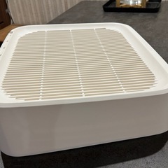 未使用品！！【PET MARVEL】猫砂取りボックス  猫砂取りステップ　自動ネコトイレ 専用ステップの画像