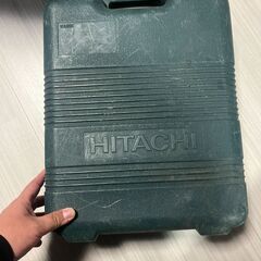 【セット売り】エアコンプレッサー SR-102 ＆ 日立 ビス打ち機 WF4H2【直接引取限定】の画像