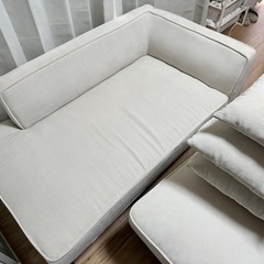 【良品】ソファ オットマン付きの画像