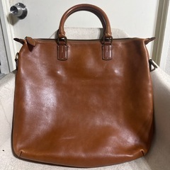 ラルフローレン RALPHLAUREN 本革レザー2wayトート ショルダーバッグの画像