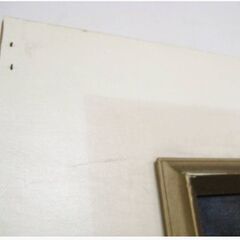 ミャンマー　絵画　額装　ナンダー・ミン（Nanda Myint）サウン・ガウ（弓形ハープ）を演奏する女性　高さ105x幅75㎝　直接引取歓迎　354ZSの画像