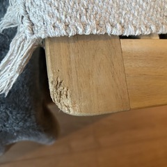 HOL ホール IKEAサイドテーブル, アカシア材, 50x50 cmの画像