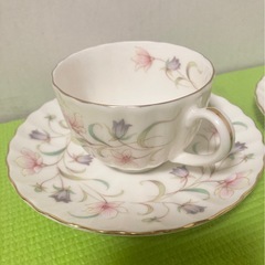 花柄　コーヒーカップセット　5客の画像