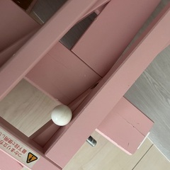 ミニ立ちベッド (ピンク)⭐︎の画像