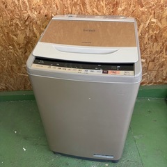 373 送料設置無料   日立　洗濯機　18年製　10㌔　冷蔵庫の画像