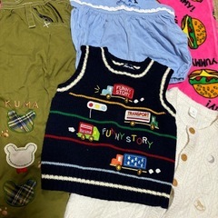 レトロ 子供服 まとめ売り 36枚 ミキハウス バブルブーン チエコサク その他 1の画像