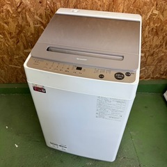 374 送料設置無料   シャープ　洗濯機　23年製　9㌔　冷蔵庫の画像