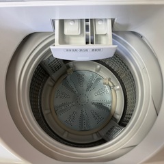 375 送料設置無料   アクア　洗濯機　23年製　7㌔　冷蔵庫の画像