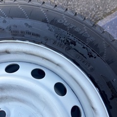 DUNLOP ENASAVE夏タイヤ14インチ スチールタイヤセット の画像