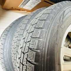 お値段交渉可！ 【スタッドレスタイヤ】2018年　DUNLOP WINTER MAXX 145/80R13 アルミホイール付 4本セット　スノータイヤ　の画像