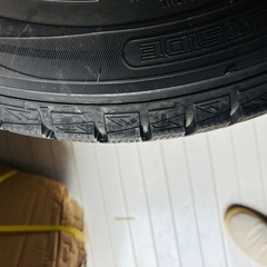 お値段交渉可！ 【スタッドレスタイヤ】2018年　DUNLOP WINTER MAXX 145/80R13 アルミホイール付 4本セット　スノータイヤ　の画像