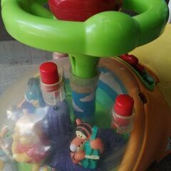 アイデス　乗用玩具　ディズニー　くまのプーさんハッピーベル　赤ちゃん　足けり車　手押し車　プーさん　の画像