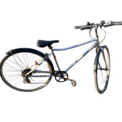 通勤・通学　クロスバイク　27インチ　feel sky 6段階変速付き　カギありの画像