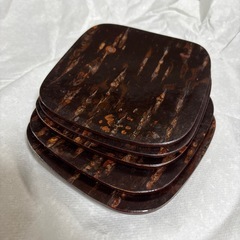 樺細工 和皿5枚組の画像