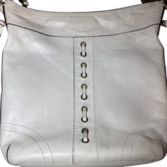 【本革】COACH（コーチ）レザー ショルダーバッグの画像