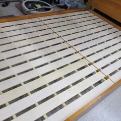 2段ベッド 木製 親子ベッド 上段シングル＆下段セミダブル 札幌市北区屯田の画像