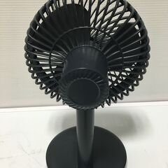♪Portable mobile fan ポータブル モバイルファン 扇風機 ブラック 動作確認済 家電 (NF251118) 317-92の画像