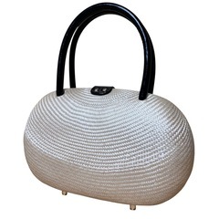 【天然素材】カゴバッグ　ハンドバッグ　Handmade Sampaguitaの画像