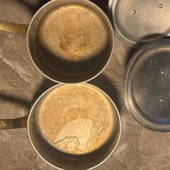 平和アルミ 18cm＆手鍋 21cmパンの画像