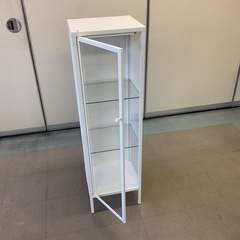 【府中市再生家具】No.354 ガラスキャビネット の画像